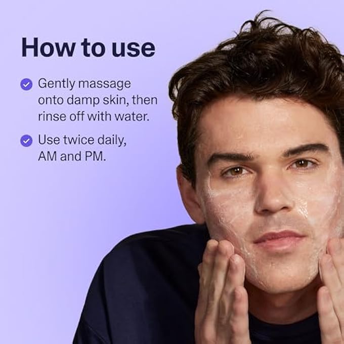 Curology GENTLE FACIAL CLEANSER, LIGHTLY FOAMING FACE WASH, FOR SENSITIVE, DRY OR OILY SKIN TYPES, HYDRATING GEL TEXTURE, FRAGRANCE FREE SKIN CARE, 5 FL OZ - Image 4